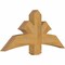 Ekena Millwork Davenport Rough Sawn Timber Gable Bracket, Western Red Cedar, 48"W x 22"H x 4"D x 6"F, 11/12 Pitch GBW048X22X0406DAV00RWR - alternate 4